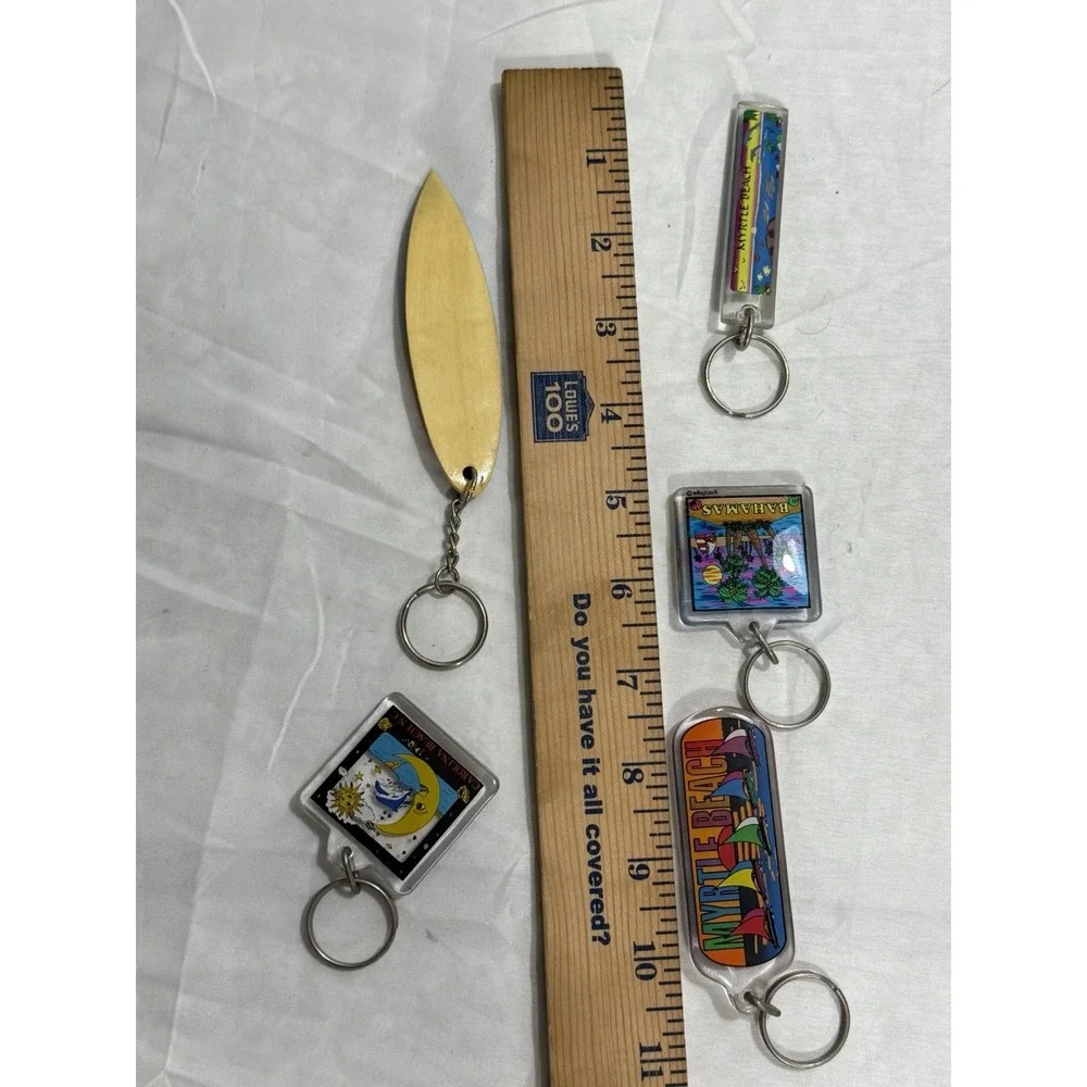 Lot Of 5 Myrtle Beach South‎ Carolina Keychains